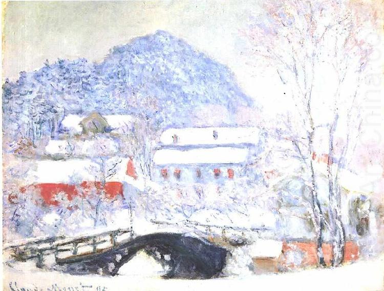 Claude Monet Sandvika, Norway china oil painting image